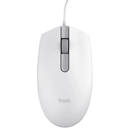 Trust TM101 Eco Mouse USB 1200 dpi - Realizzato con il 50% di plastica riciclata - 3 pulsanti - Utilizzo ambidestro - Cavo da 1