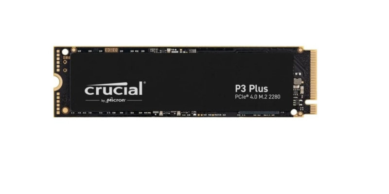 Crucial P3 Plus Disco rigido solido SSD 1 TB M2 2280 PCIe 4.0 Crucial P3 Plus Disco rigido solido SSD 1 TB M2 2280 PCIe 4.0