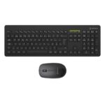 Unykach MK212 Pro Slim Wireless Pack con tastiera wireless Slim 108 tasti a membrana + mouse wireless 1600 dpi