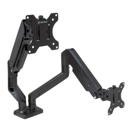 Unykach UK1479 Supporto da tavolo con braccio articolato per 2 monitor da 13"-32" - Girevole