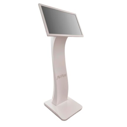 AVPos Display commerciale da pavimento 27" touchscreen - I3 - 8 GB - 256 GB - WIFI - Colore bianco