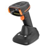 Lettore di codici a barre 1D/2D wireless con base di ricarica - Indicatore LED