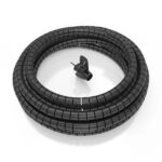 Aisens Organizzatore di cavi a spirale 25 mm - 10 m - Colore nero