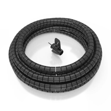 Aisens Organizzatore di cavi a spirale 25 mm - 10 m - Colore nero