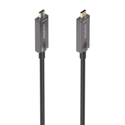 Cavo USB 3.1 GEN2 10GBPS AOC 4K@60HZ 3A 60W E-MARKER Aisens - Tipo USB-C/M-USB-C/M - 15 m - Colore nero