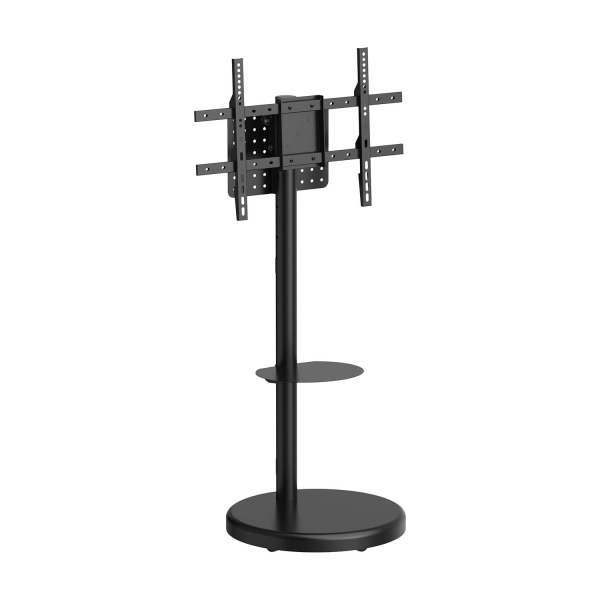 Aisens Supporto da pavimento con ruote - Vassoio per DVD per monitor/TV 50 kg da 37-86 - Colore nero Aisens Supporto da pavimento con ruote - Vassoio per DVD per monitor/TV 50 kg da 37-86 - Colore nero