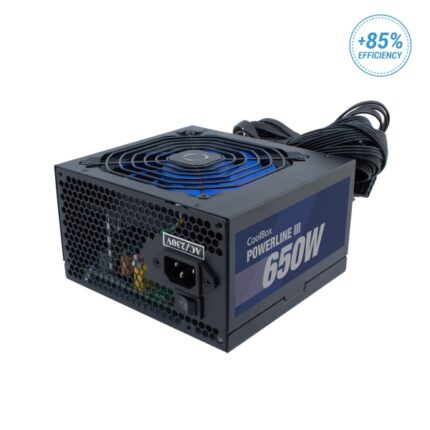 Coolbox PowerLine III 650W Alimentatore 650W ATX 12V - PFC attivo - Ventola 120mm