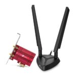 TP-Link Archer TXE75E Adattatore PCIe WiFi 6E AXE5400 Bluetooth 5.2 con 2 antenne ad alto guadagno