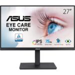 Monitor Asus 27" IPS LED FullHD 1080p 75Hz - Risposta 5ms - Regolabile in altezza e orientabile - Angolo di visione 178° - 16:9 - HDMI