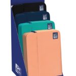 Oxford Young Proof B-Case Espositore con 10 custodie per laptop fino a 16" - Scomparto imbottito - Tasca esterna con cerniera - Colori assortiti