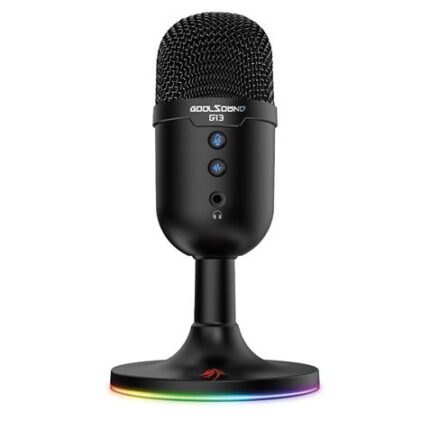 Coolsound Microfono Gaming G13 - Illuminazione RGB - USB - Cancellazione del rumore