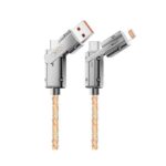 XO NB276 Cavo USB 4 in 1 multifunzione - 60W - 1 metro - RGB - Colore argento