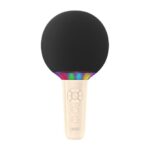 XO BE50 Microfono wireless - Karaoke - 5W - Bluetooth 5.3 - Illuminazione LED - Autonomia massima 3 ore - Colore beige