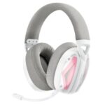 XO Auricolari Gaming BE46 - Wireless - Microfono regolabile - Multipiattaforma - Colore bianco