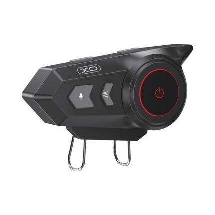 XO BE47 Interfono per casco da moto - Bluetooth 5.3 - Portata fino a 20 m - Colore nero