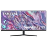 Samsung ViewFinity S5 Monitor 34" LED UWQHD 100Hz HDR10 - Risposta 5ms - Angolo di visione 178° - HDMI