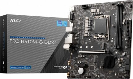 Scheda madre MSI PRO H610M-G Intel 1700 2xDDR4 - HDMI