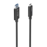 Cavo USB3.2 GEN2x1 10GBPS AOC Solo dati - USB-A a USB-C - 15 m - Colore nero