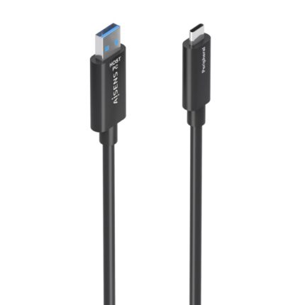 Cavo USB3.2 GEN2x1 10GBPS AOC Solo dati - USB-A a USB-C - 15 m - Colore nero