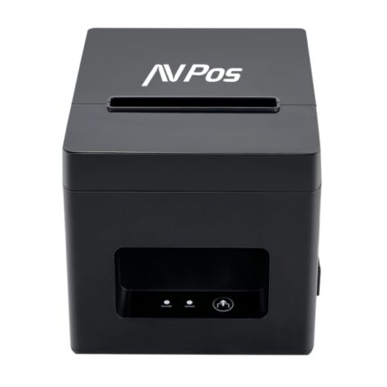 AVPos AVP-TC21NET Stampante termica per biglietti - Velocità 200 mm/s - Taglio automatico parziale - USB e LAN - Colore nero