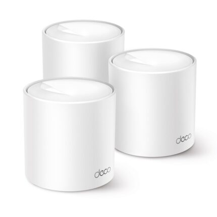 TP-Link Deco X10 Sistema WiFi Mesh AI a 3 unità WiFi 6 AX1500 Dual Band - Velocità fino a 1500Mbps - 2 porte RJ-45