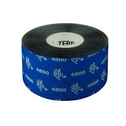 Zebra 4800 Confezione da 12 nastri a trasferimento termico originali neri - Resina - Larghezza 40 mm