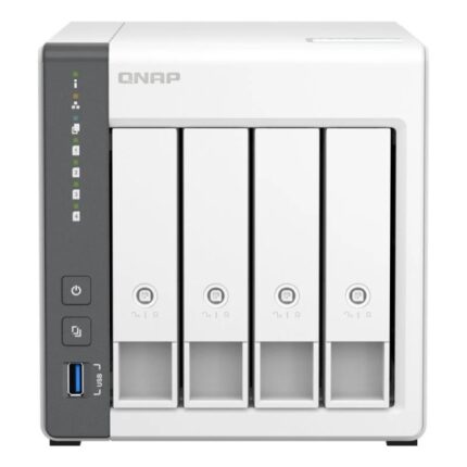 QNAP TS-433 NAS Torre Processore ARM Cortex-A55 - Memoria 4 GB - 4 alloggiamenti 2