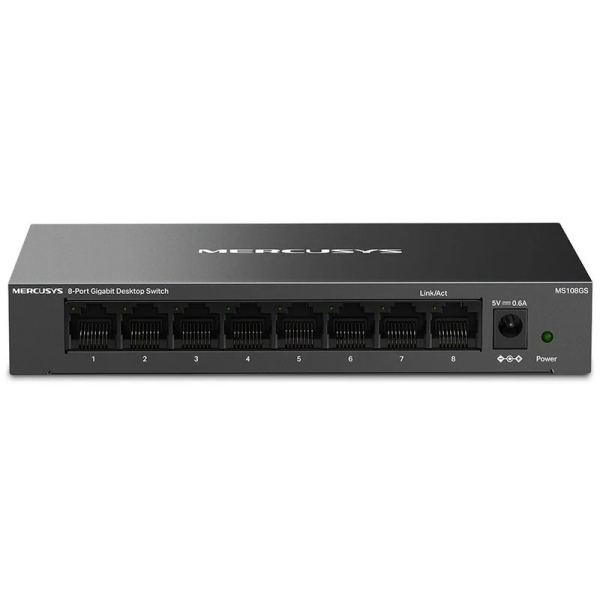 Mercusys Switch 8 porte Gigabit RJ45 10/100/1000Mbps con auto-negoziazione - Plug & Play - Tecnologia verde Mercusys Switch 8 porte Gigabit RJ45 10/100/1000Mbps con auto-negoziazione - Plug & Play - Tecnologia verde