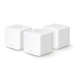 Mercusys H60X Sistema Wi-Fi 6 Mesh AX1500 Dual Band - 3 unità Halo - Copertura fino a 550 m² - Colore bianco