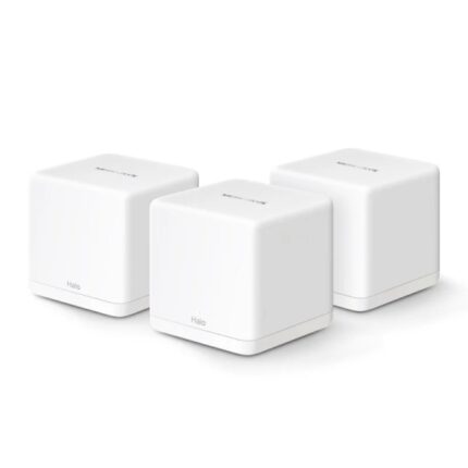 Mercusys H60X Sistema Wi-Fi 6 Mesh AX1500 Dual Band - 3 unità Halo - Copertura fino a 550 m² - Colore bianco