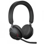 Jabra Evolve2 65 MS Stereo Cuffie con microfono Bluetooth - Cancellazione del rumore - Autonomia fino a 37 ore - Archetto regolabile - Comandi sulle cuffie - Colore nero