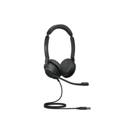 Jabra Evolve2 30 MS  Cuffie con microfono USB - Cancellazione del rumore - Archetto regolabile - Comandi sulle cuffie - Cavo da 1