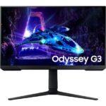 Samsung Odyssey G3 Monitor Gaming 24" FullHD 1080P 100Hz FreeSync - Risposta 1ms - Regolabile in altezza e inclinabile - Angolo di visione 178° - 16:9 - HDMI