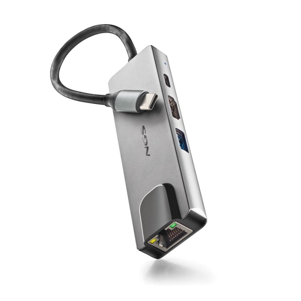 NGS Wonder Dock Supra 4 in 1 Hub USB-C - 1x USB 3.0 NGS Wonder Dock Supra 4 in 1 Hub USB-C - 1x USB 3.0