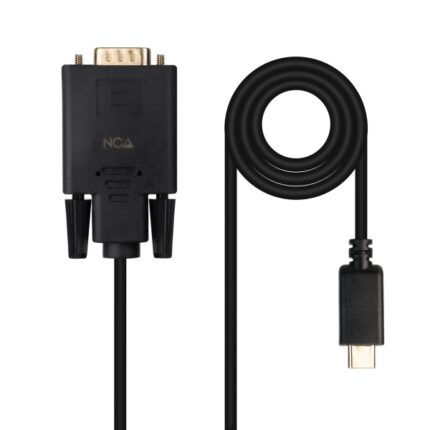 Nanocable Cavo convertitore da USB-C a VGA - USB-C/M-Hdb15/M - 1