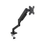 Tooq Supporto da tavolo con braccio articolato per monitor da 13"-34" - Girevole e inclinabile - Gestione dei cavi - Peso max 10 kg - VESA 100x100 mm - Colore nero
