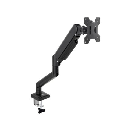 Tooq Supporto da tavolo con braccio articolato per monitor da 13"-34" - Girevole e inclinabile - Gestione dei cavi - Peso max 10 kg - VESA 100x100 mm - Colore nero