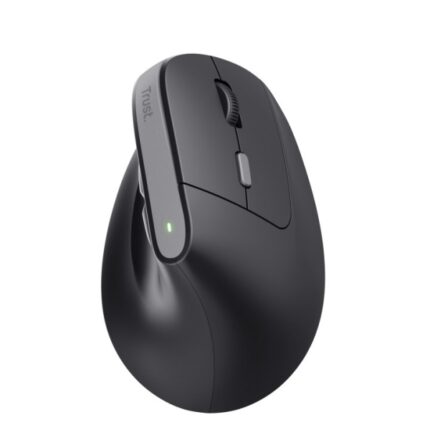 Trust Mouse wireless USB - Design ergonomico - Indicatori LED - 6 pulsanti - Colore nero