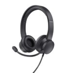 Trust Cuffie con cavo per laptop - Microfono regolabile - Archetto regolabile - Controllo del volume - Colore nero