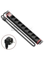 WP Regletta 8 Schukos per rack 19" 1U