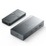 Vention Switch/Splitter HDMI 2.1 - 3x HDMI 2.1 Femmina 8K - USB-C - Colore Grigio