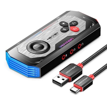 Scheda audio gaming USB-C Vention - 7.1 - Colore grigio