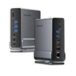 Vention Docking Station 15 in 1 da USB-C a DisplayPort/2xHDMI/USB-C 3.2 Gen2/USB-C 3.2 Gen1/2xUSB 3.2 Gen2/USB3.0/2xUSB2.0/RJ45/SD/TF/3