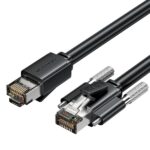 Cavo di rete SFTP RJ45 Cat.6 Vention - 3 m - Industriale - Ultraflessibile - Colore nero