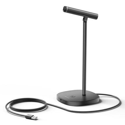 Microfono da tavolo Vention - Cancellazione del rumore - USB 2 m - Colore nero