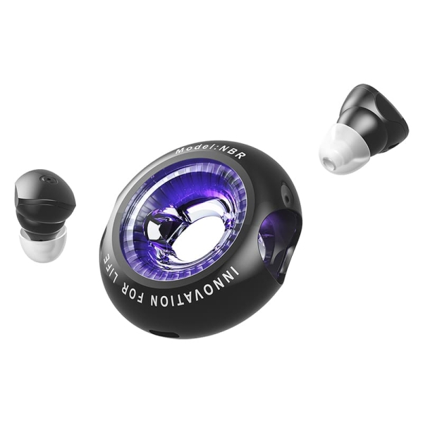 Vention Tiny T17 Auricolari Bluetooth 5.3 con custodia di ricarica - True Wireless - 6 ore di autonomia - LED - Colore nero Vention Tiny T17 Auricolari Bluetooth 5.3 con custodia di ricarica - True Wireless - 6 ore di autonomia - LED - Colore nero