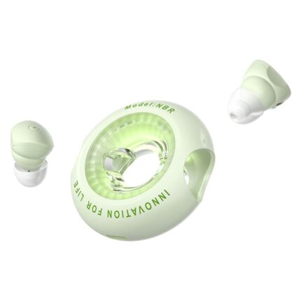 Vention Tiny T17 Auricolari Bluetooth 5.3 con custodia di ricarica - True Wireless - 6 ore di autonomia - LED - Colore verde