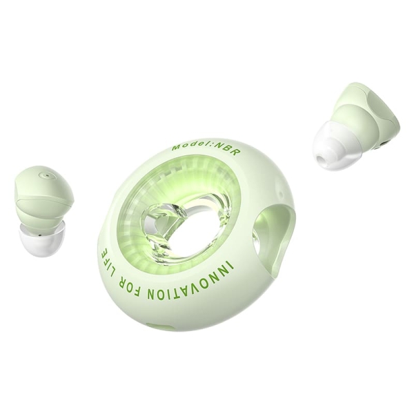 Vention Tiny T17 Auricolari Bluetooth 5.3 con custodia di ricarica - True Wireless - 6 ore di autonomia - LED - Colore verde Vention Tiny T17 Auricolari Bluetooth 5.3 con custodia di ricarica - True Wireless - 6 ore di autonomia - LED - Colore verde