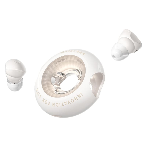 Vention Tiny T17 Auricolari Bluetooth 5.3 con custodia di ricarica - True Wireless - 6 ore di autonomia - LED - Colore beige Vention Tiny T17 Auricolari Bluetooth 5.3 con custodia di ricarica - True Wireless - 6 ore di autonomia - LED - Colore beige