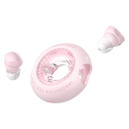 Vention Tiny T17 Auricolari Bluetooth 5.3 con custodia di ricarica - True Wireless - 6 ore di autonomia - LED - Colore rosa